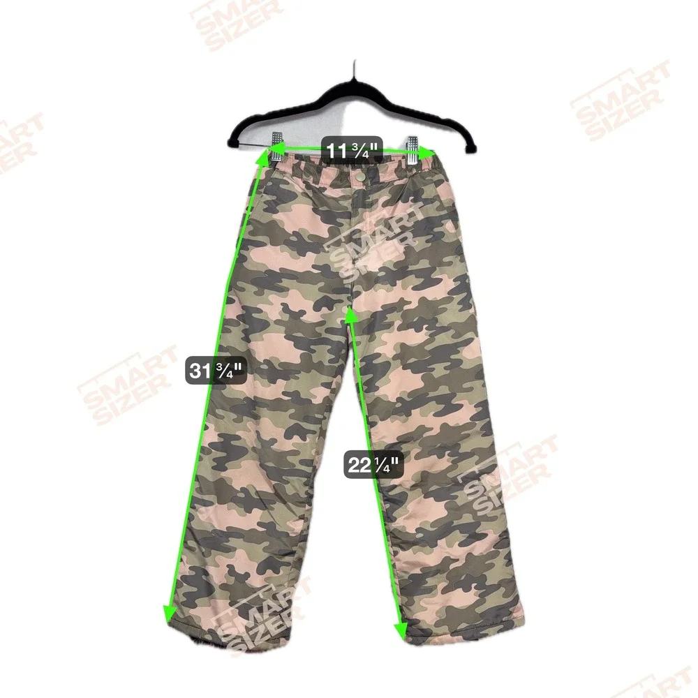 The Childrens Place Kids Camo Lined Snow Pants Size 8‎